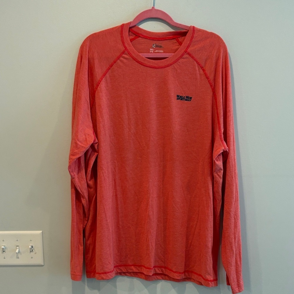 Life Is Good Red Long Sleeve Tee